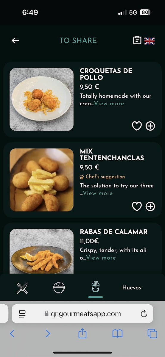 Tentenchanclas Menu - Image 6